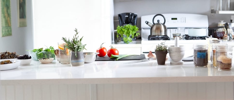 Banner crop Kitchen Bench Seaweed, Herbs, Tomatoes, Spices-1