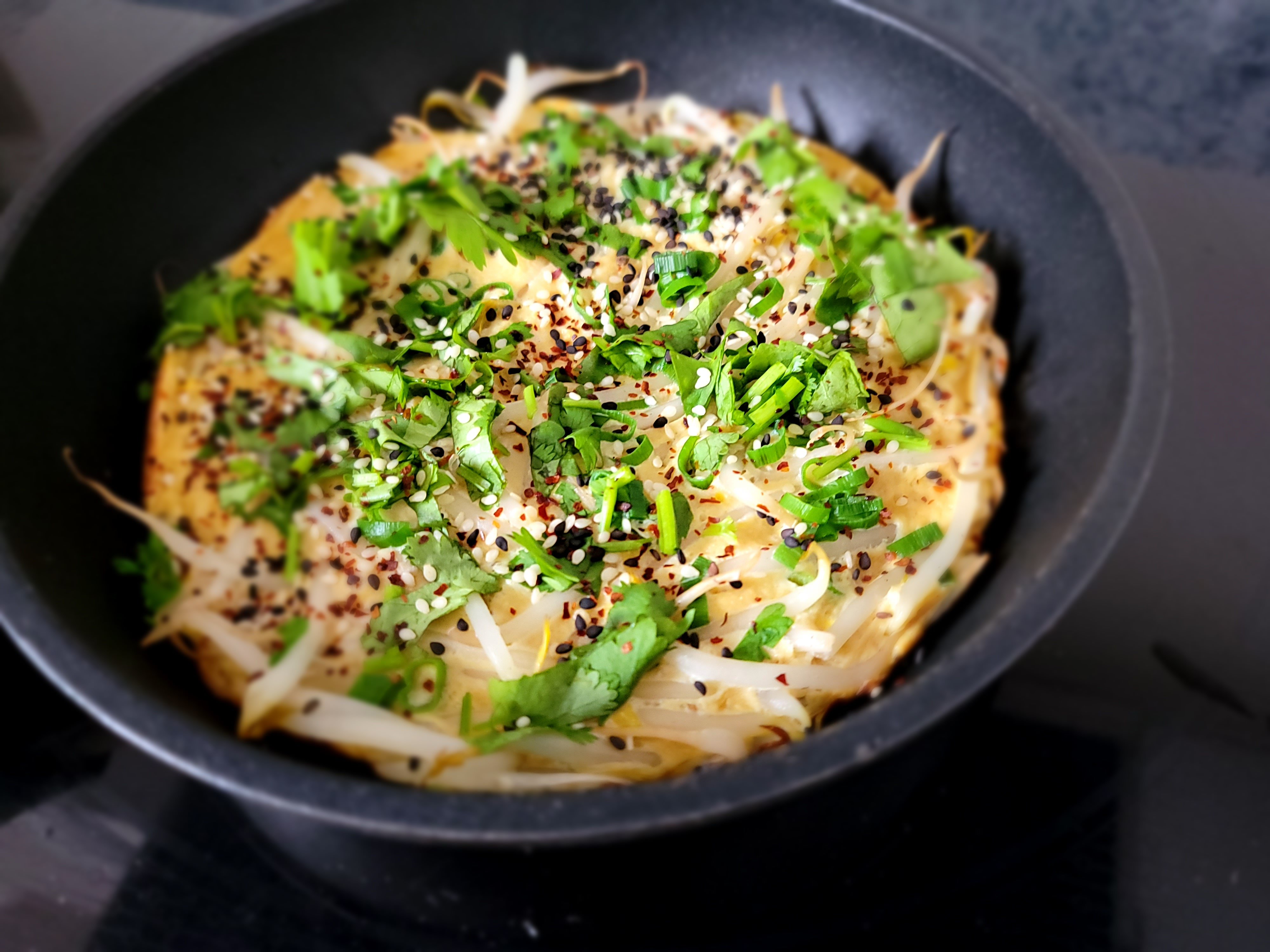 Bean sprout Omelet