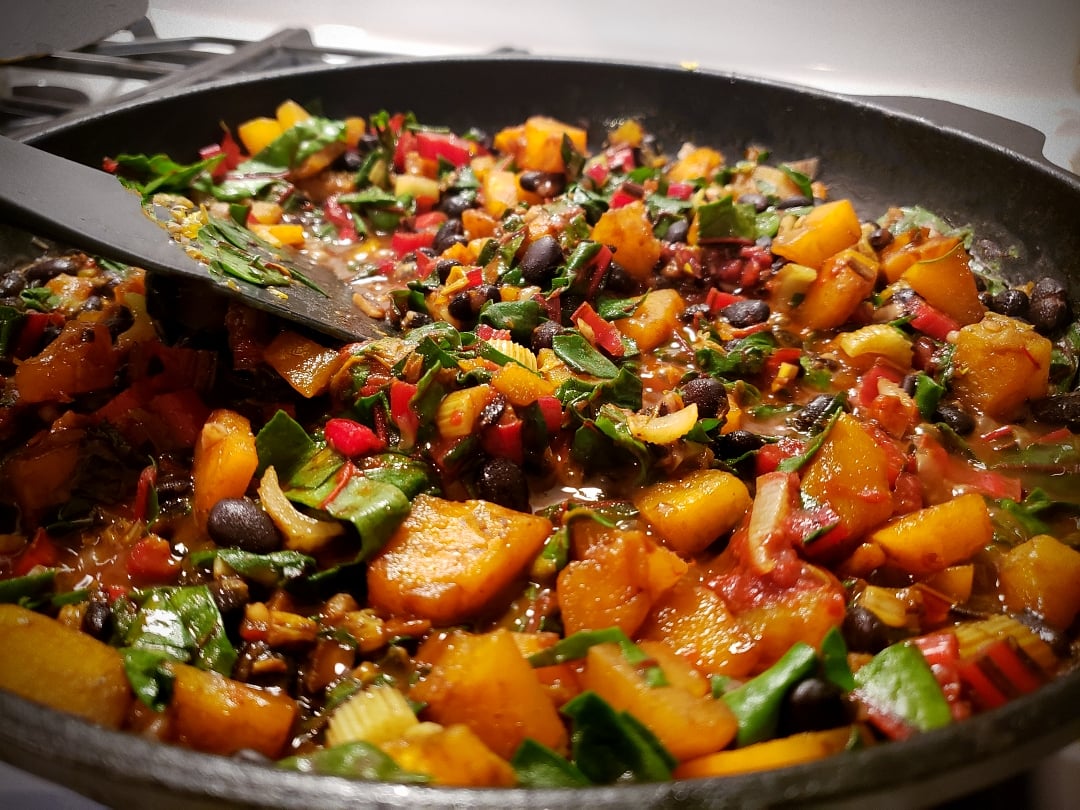 Butternut Black Bean + Swiss Chard