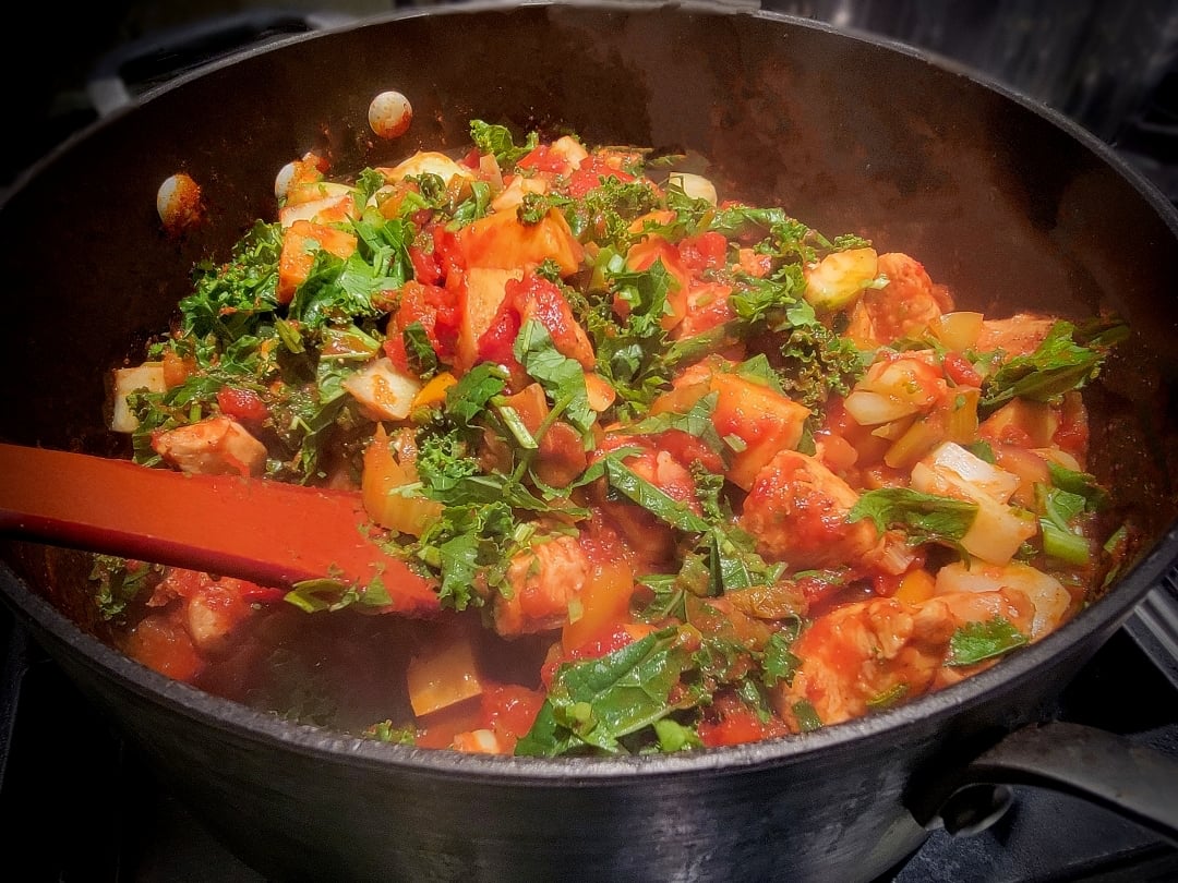 Chicken Pumpkin & Kale Curry
