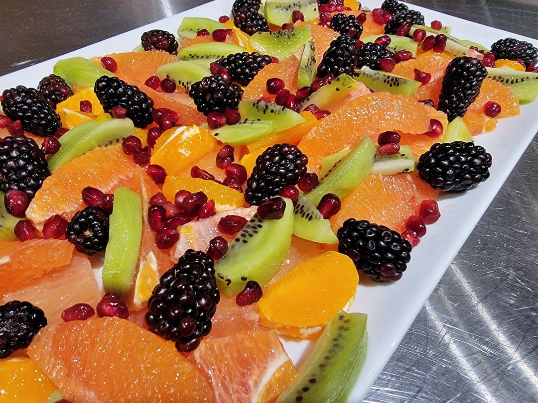 Citrus, Kiwi & Blackberry Salad