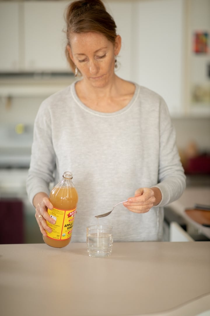 Drink Apple cider vinegar 