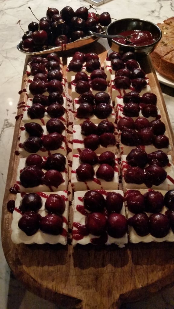 Goats Cheese Cherry Tart