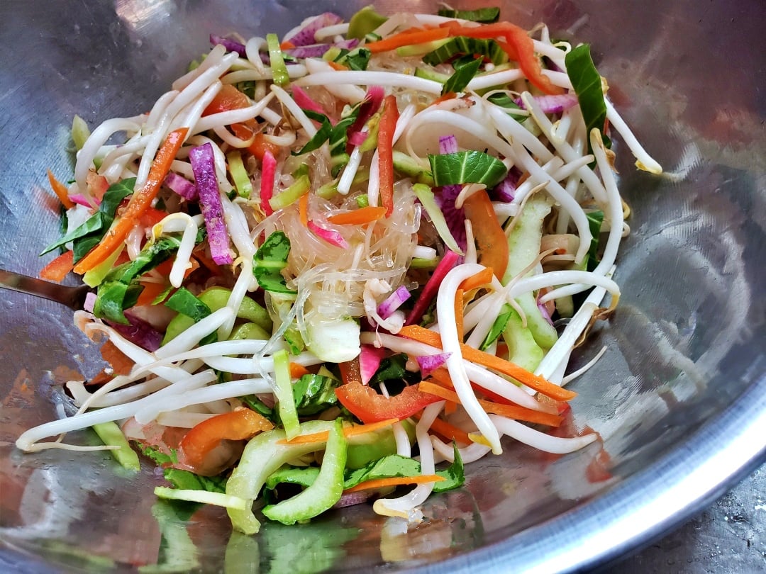Rice noodle salad