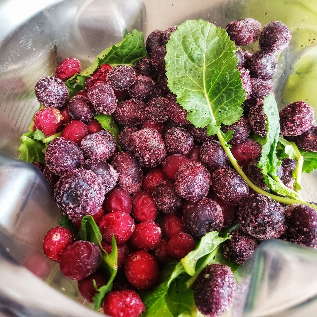 Smoothie Bluberry Cranberry Kale