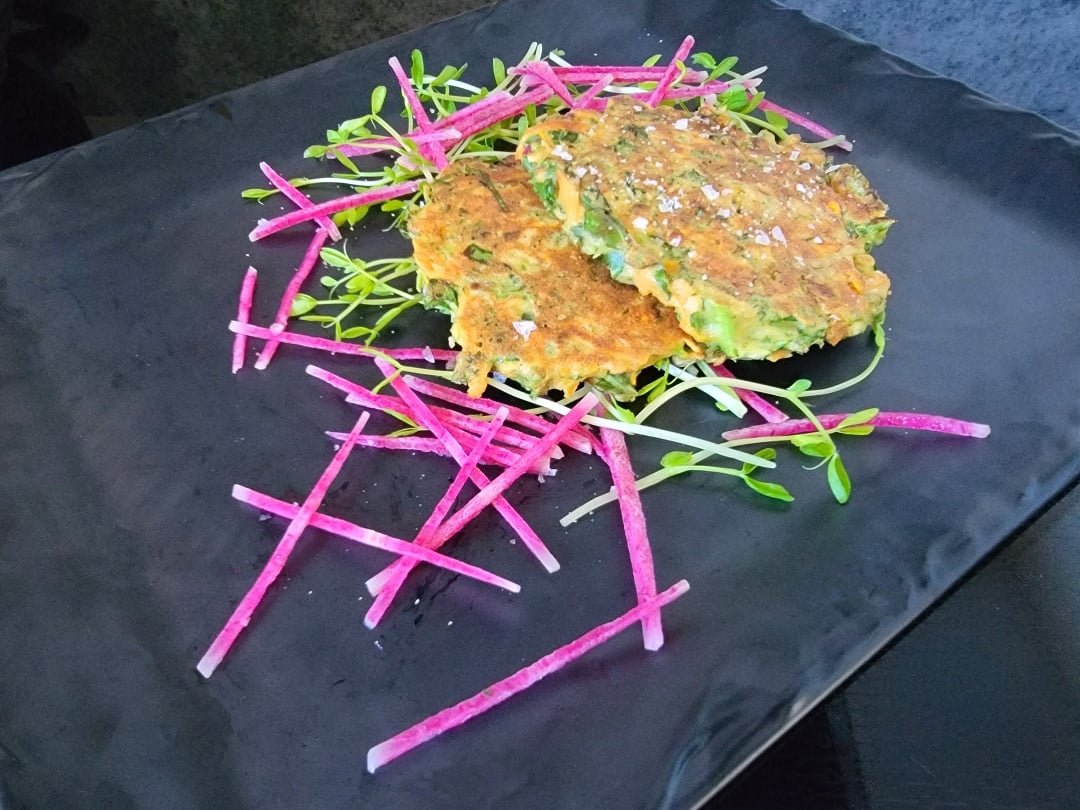 Sweet Potato & Kale Fritters