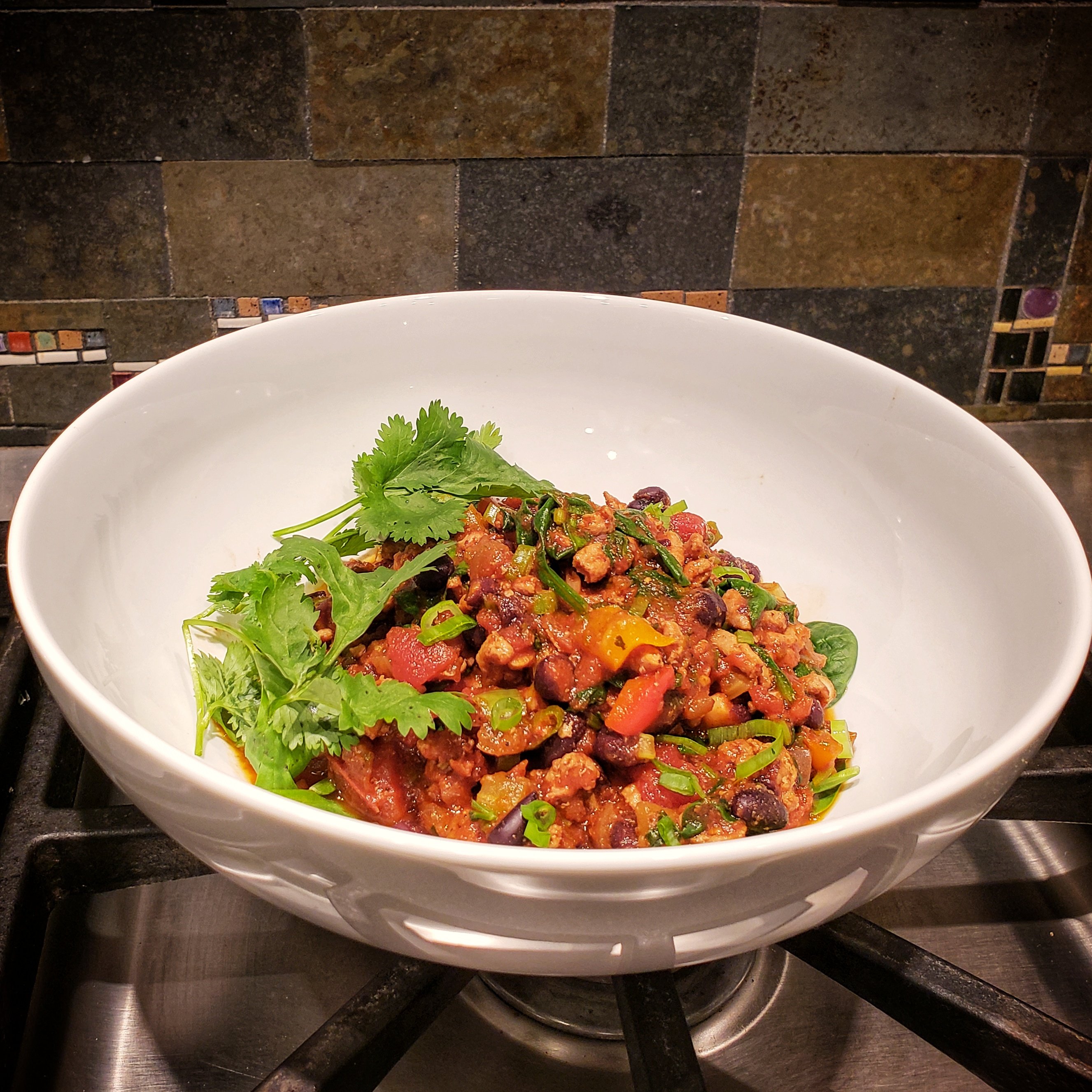 Sweet Potato and Black Bean Chilli