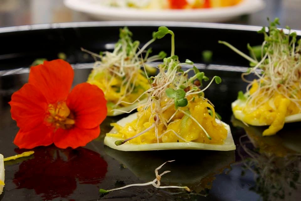 Yellow Beet Miso w Kohlrabi